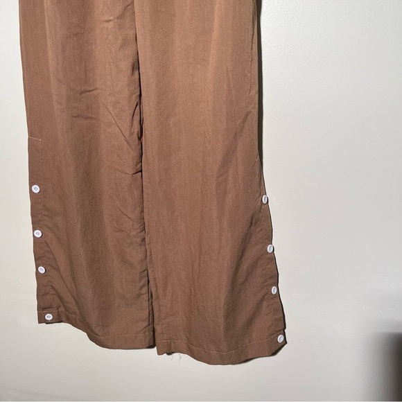Wide Leg Brown Pants - Picture 4 of 8